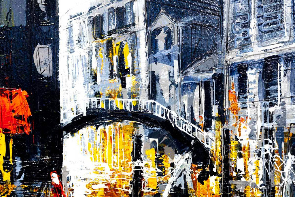 The City on Water - SOLD by artist Simon Wright - Wyecliffe Galleries