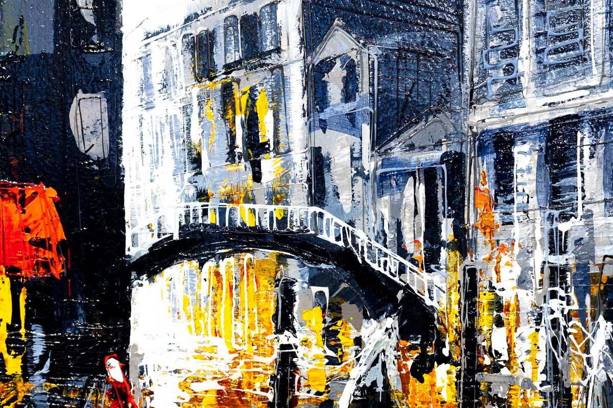 The City on Water - SOLD by artist Simon Wright - Wyecliffe Galleries