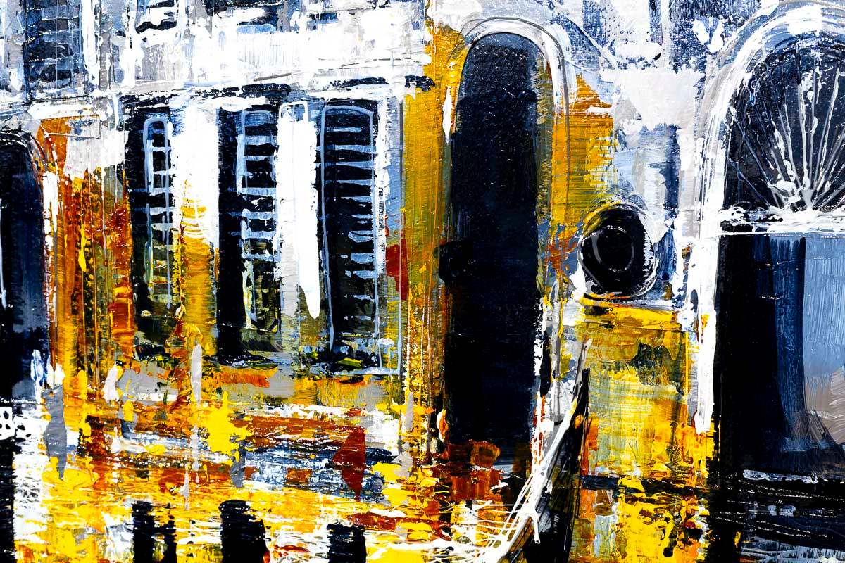 The City on Water - SOLD by artist Simon Wright - Wyecliffe Galleries