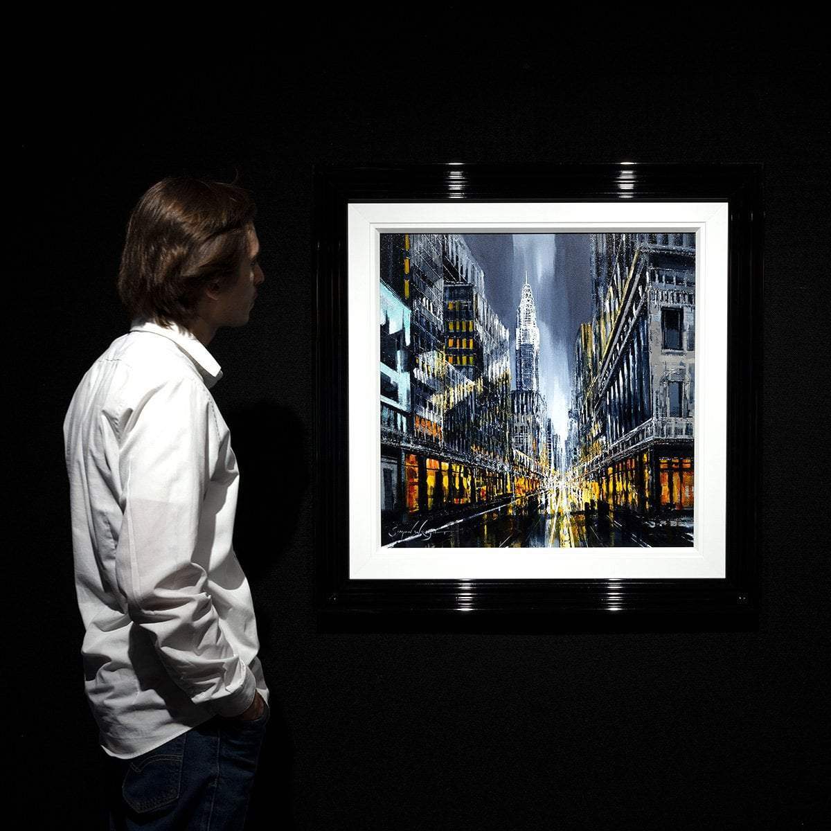 The City That Never Sleeps - SOLD by artist Simon Wright - Wyecliffe Galleries