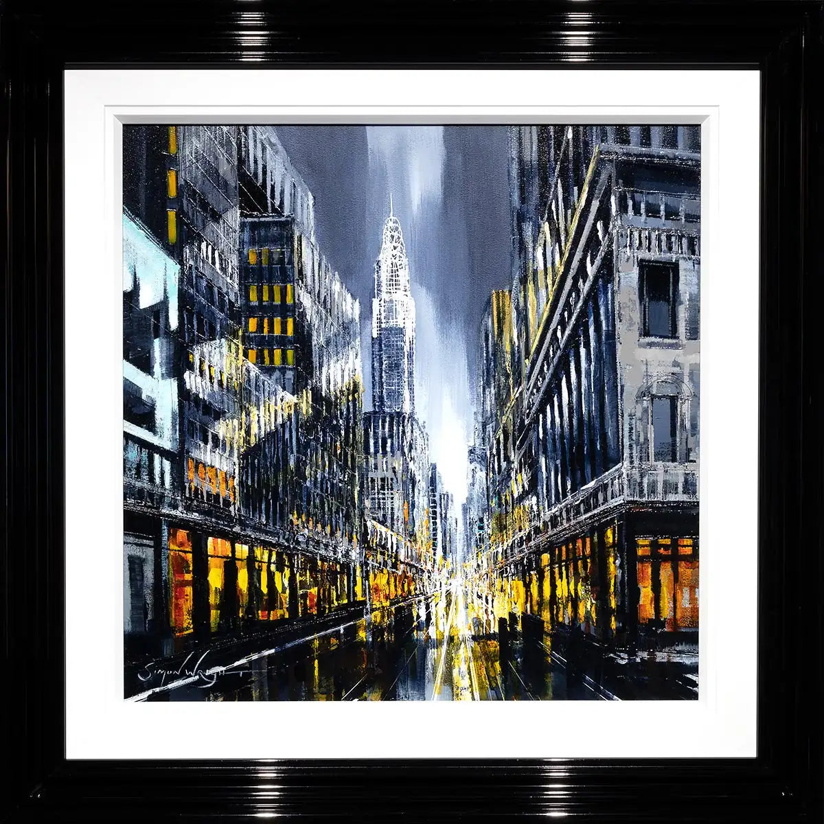 The City That Never Sleeps - SOLD by artist Simon Wright - Wyecliffe Galleries