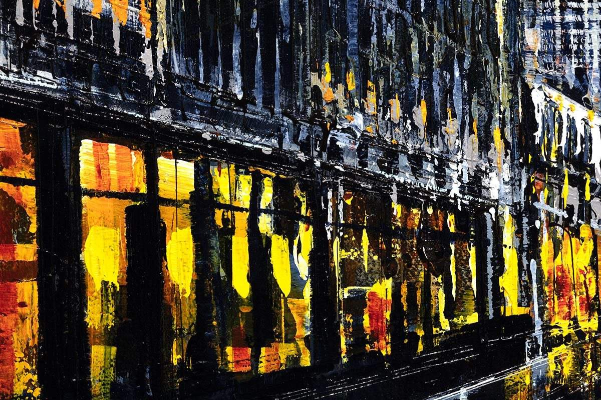 The City That Never Sleeps - SOLD by artist Simon Wright - Wyecliffe Galleries