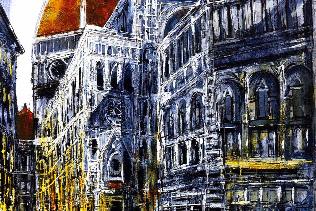 The Duomo - Orignal - SOLD by artist Simon Wright - Wyecliffe Galleries