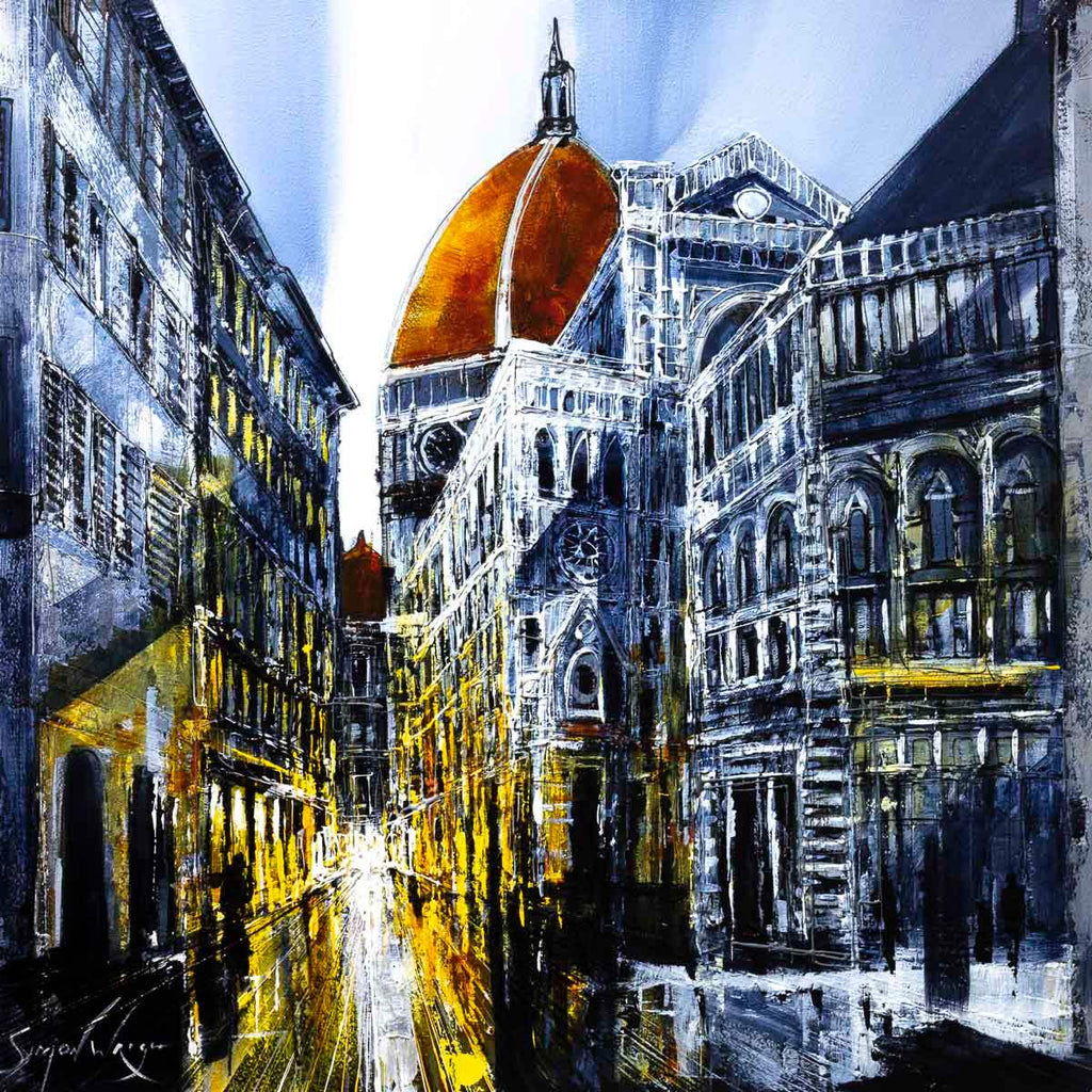 The Duomo - Orignal - SOLD by artist Simon Wright - Wyecliffe Galleries