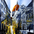 The Duomo - Orignal - SOLD by artist Simon Wright - Wyecliffe Galleries