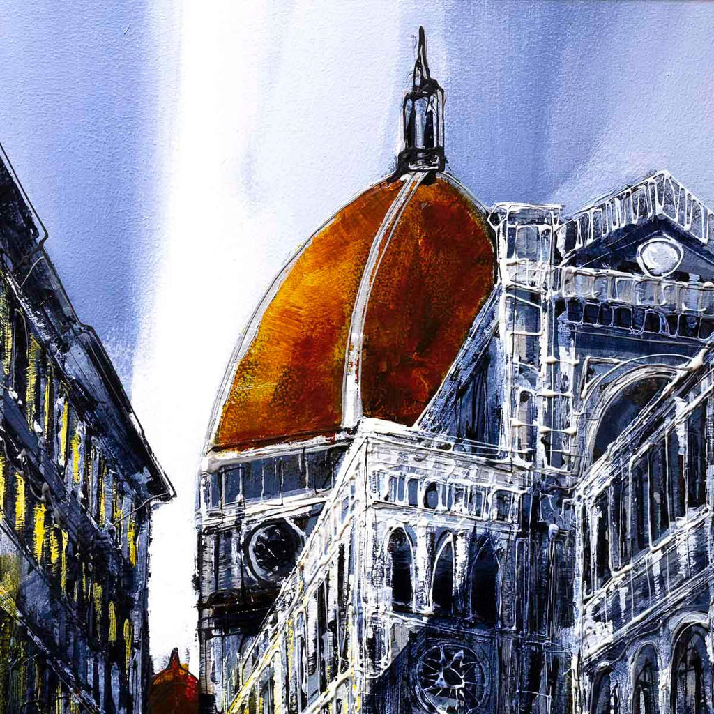 The Duomo - Orignal - SOLD by artist Simon Wright - Wyecliffe Galleries