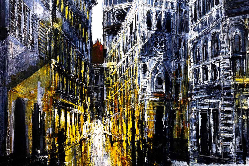 The Duomo - Orignal - SOLD by artist Simon Wright - Wyecliffe Galleries