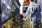 The Duomo - Orignal - SOLD by artist Simon Wright - Wyecliffe Galleries