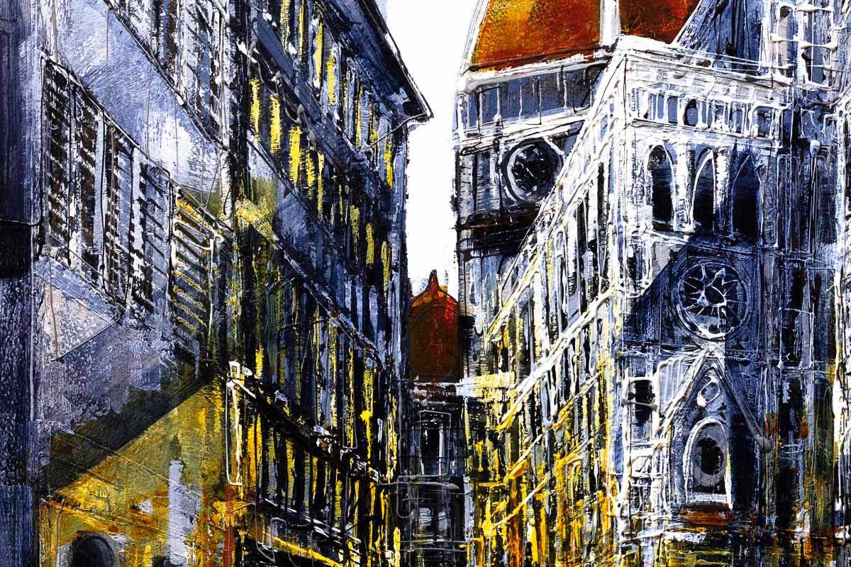 The Duomo - Orignal - SOLD by artist Simon Wright - Wyecliffe Galleries
