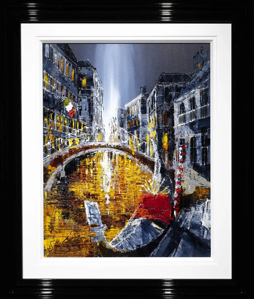 The Floating City - Original - SOLD by artist Simon Wright - Wyecliffe Galleries