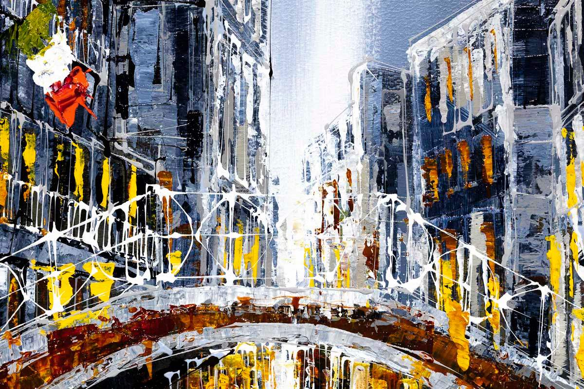 The Floating City - Original - SOLD by artist Simon Wright - Wyecliffe Galleries