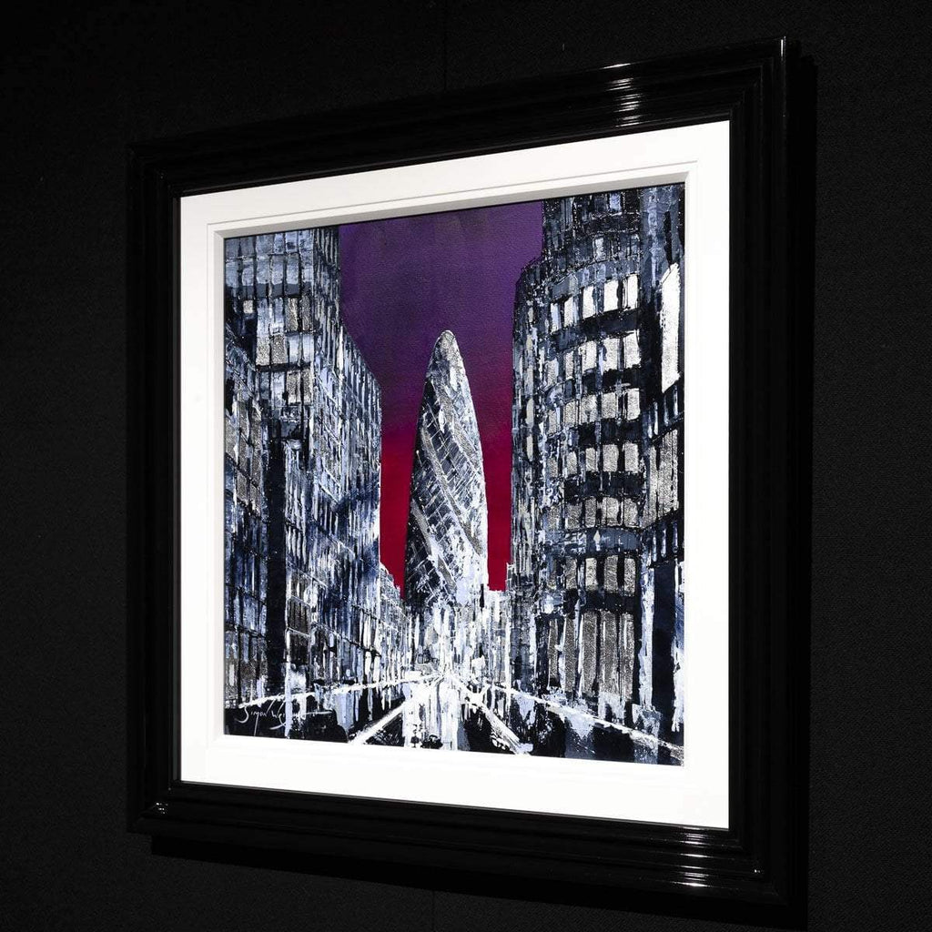 The Gherkin - Original - SOLD by artist Simon Wright - Wyecliffe Galleries