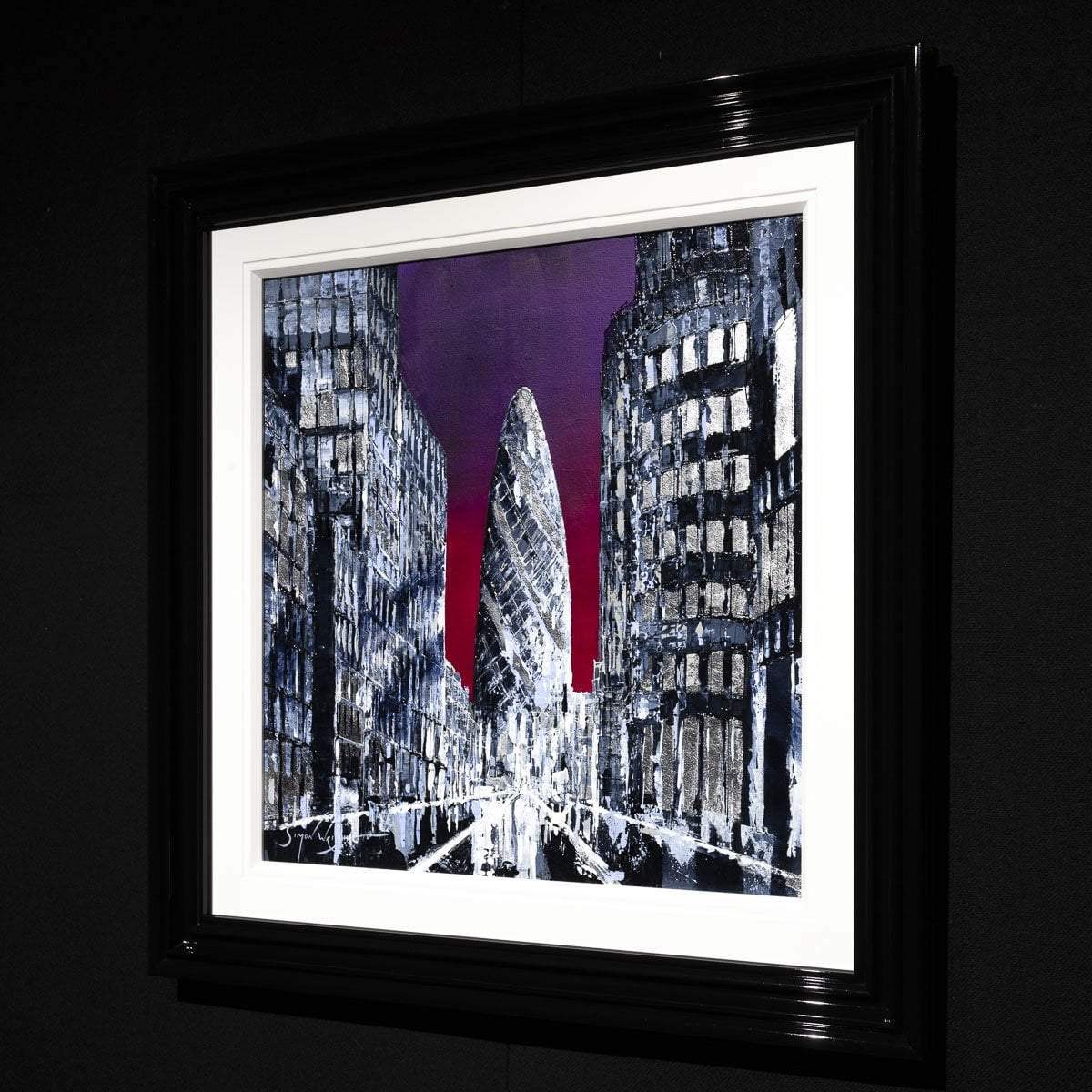 The Gherkin - Original - SOLD by artist Simon Wright - Wyecliffe Galleries