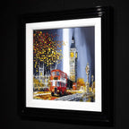 The Glow of Big Ben - Original - SOLD by artist Simon Wright - Wyecliffe Galleries