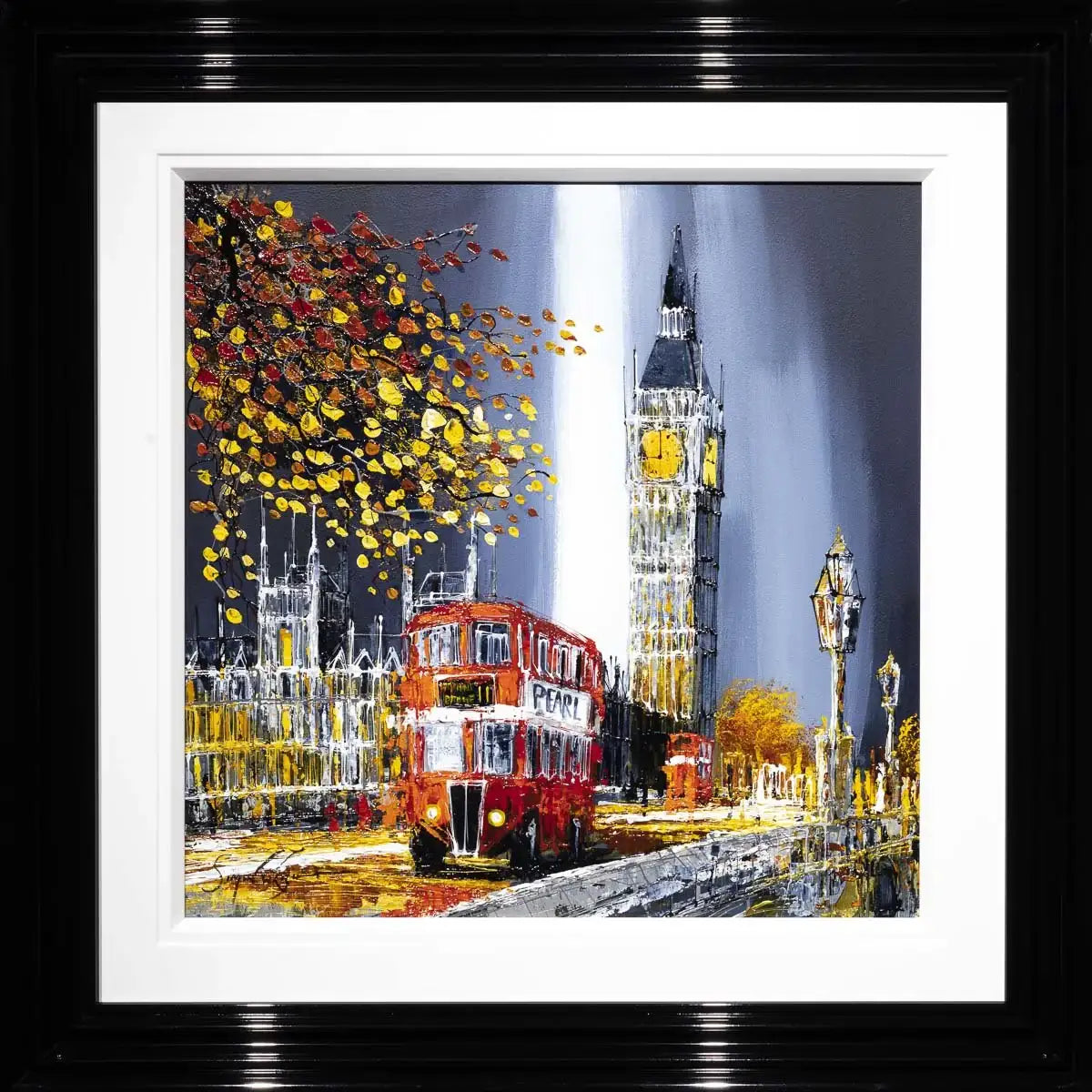 The Glow of Big Ben - Original - SOLD by artist Simon Wright - Wyecliffe Galleries