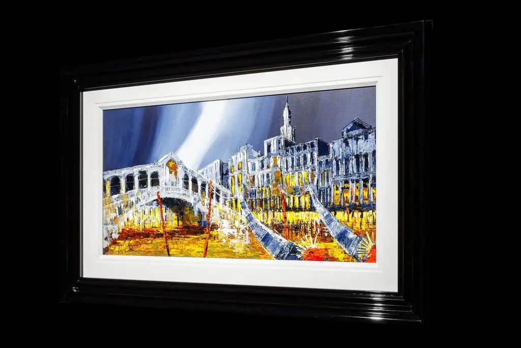 The Glow of Venice - Original - SOLD by artist Simon Wright - Wyecliffe Galleries