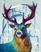 The Hart Of The Forest - SOLD by artist Simon Wright - Wyecliffe Galleries