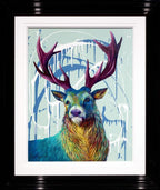 The Hart Of The Forest - SOLD by artist Simon Wright - Wyecliffe Galleries