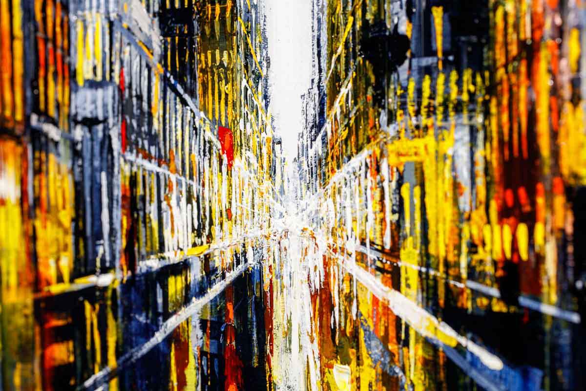 The Heights - Original - SOLD by artist Simon Wright - Wyecliffe Galleries