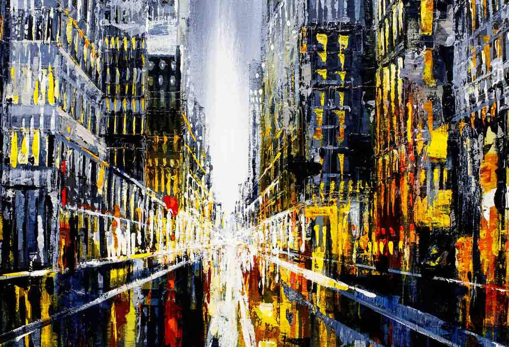 The Heights - Original - SOLD by artist Simon Wright - Wyecliffe Galleries