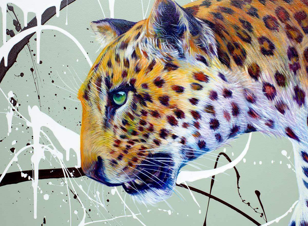 The Hunter - Original - SOLD by artist Simon Wright - Wyecliffe Galleries