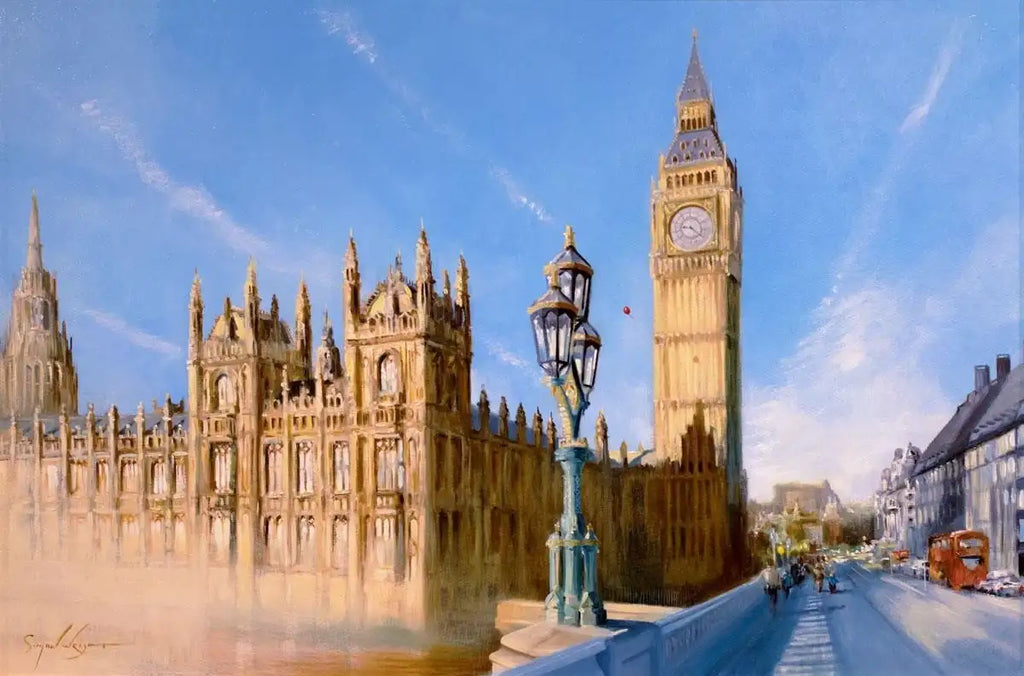 The Party in Session - Original - SOLD by artist Simon Wright - Wyecliffe Galleries