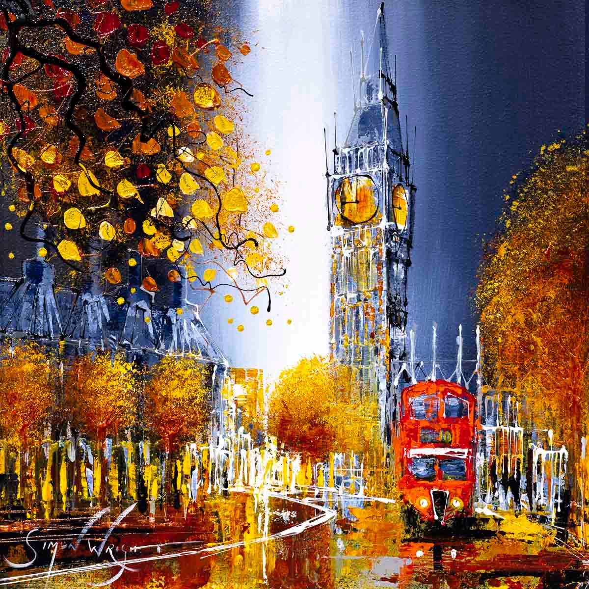 The Places We Will Go - Original SOLD by artist Simon Wright - Wyecliffe Galleries