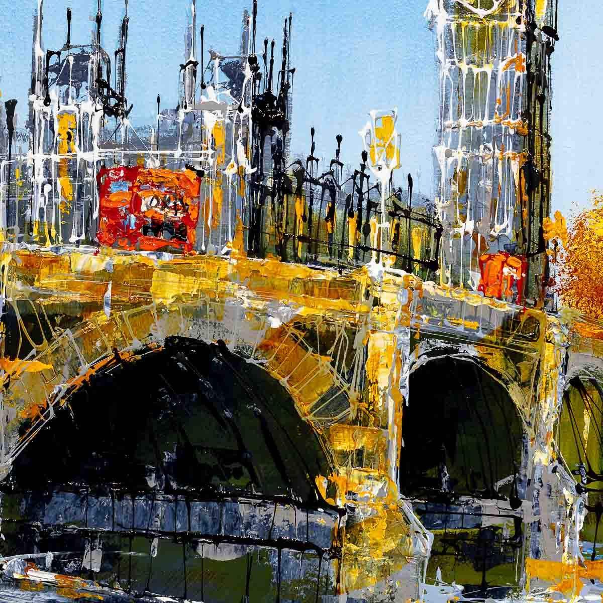 The Structure of The City - Original - SOLD by artist Simon Wright - Wyecliffe Galleries