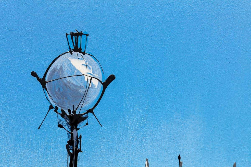 The Structure of The City - Original - SOLD by artist Simon Wright - Wyecliffe Galleries