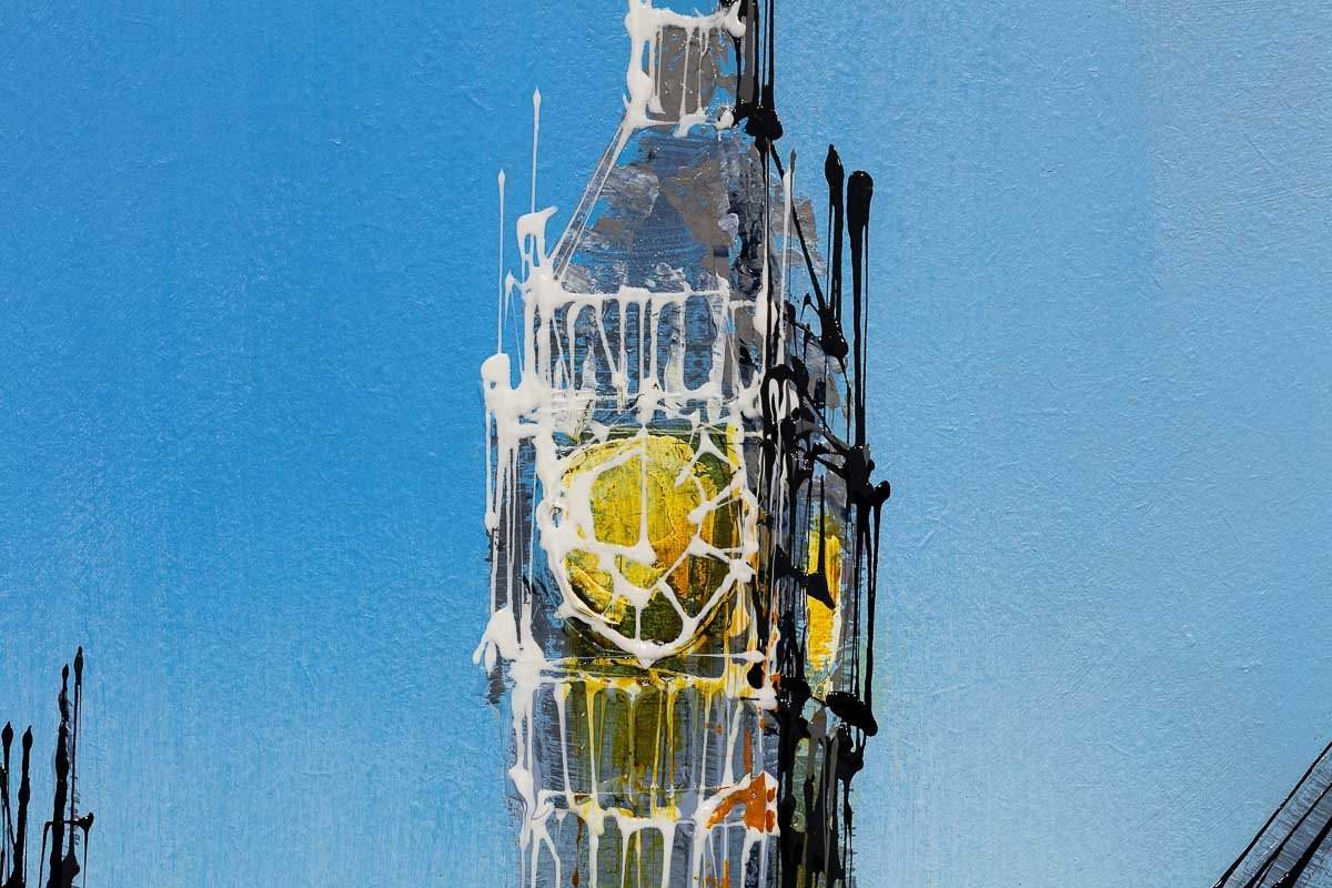 The Structure of The City - Original - SOLD by artist Simon Wright - Wyecliffe Galleries