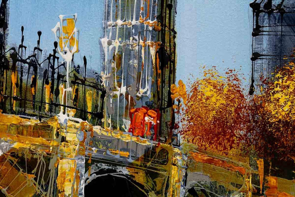 The Structure of The City - Original - SOLD by artist Simon Wright - Wyecliffe Galleries