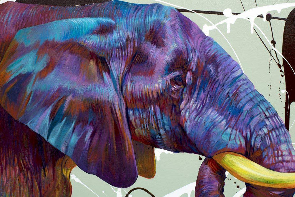 There's Room In The Trunk - Original - SOLD by artist Simon Wright - Wyecliffe Galleries