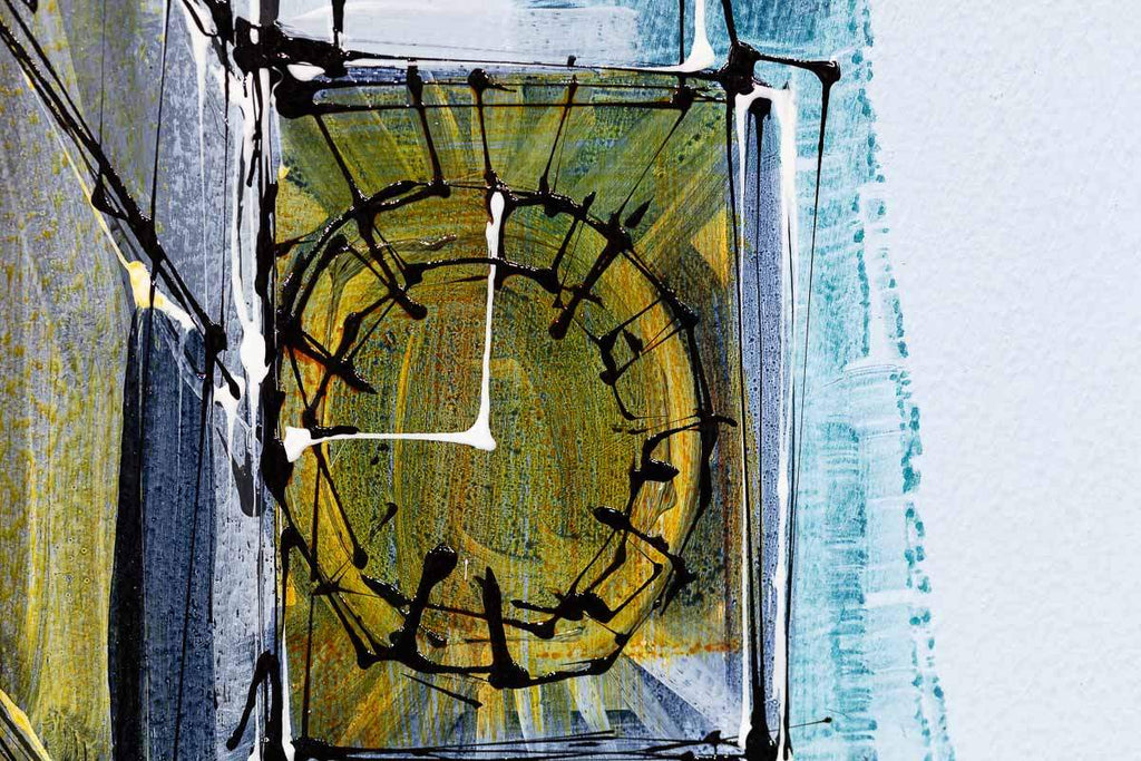 Touring Through the City - Original - SOLD by artist Simon Wright - Wyecliffe Galleries