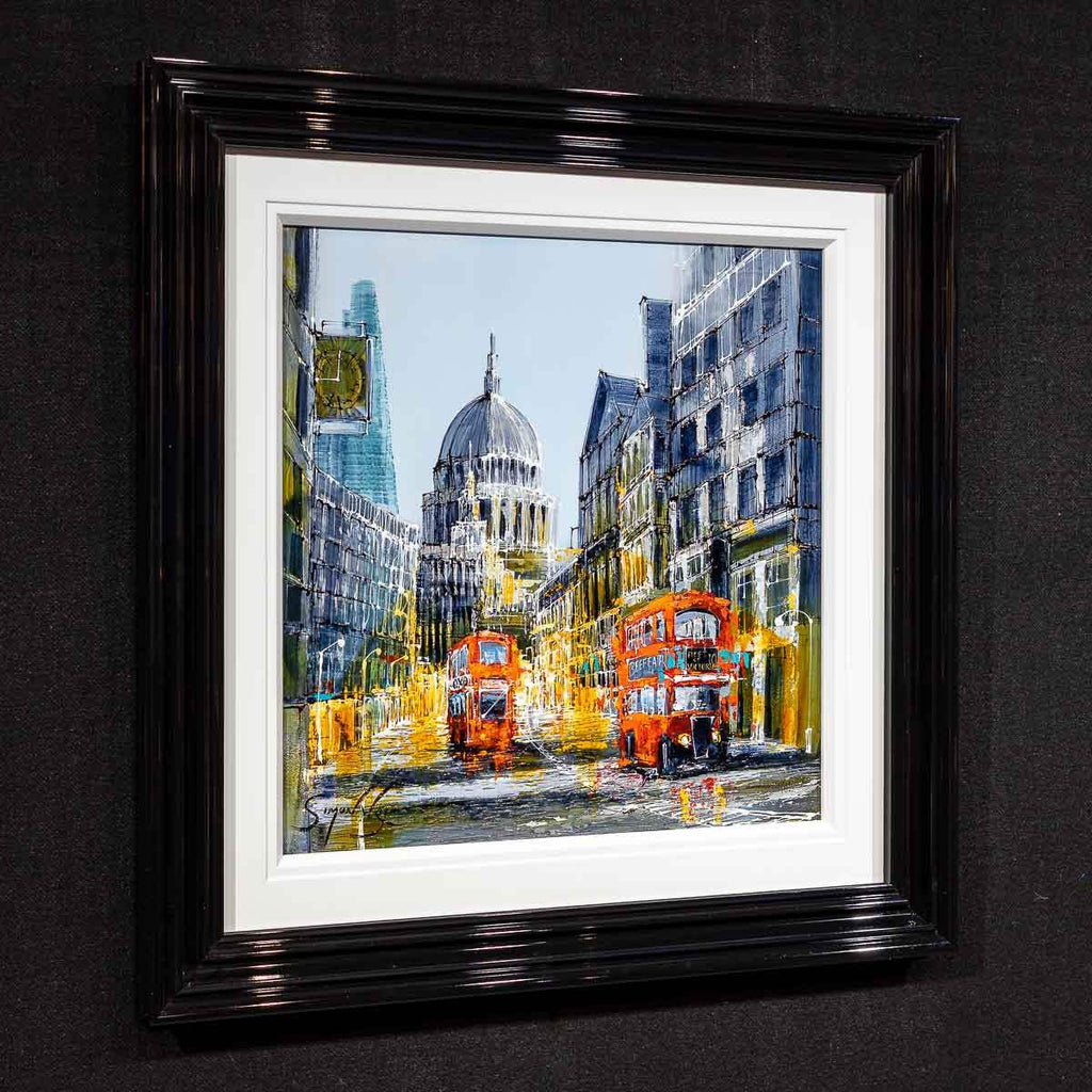 Touring Through the City - Original - SOLD by artist Simon Wright - Wyecliffe Galleries