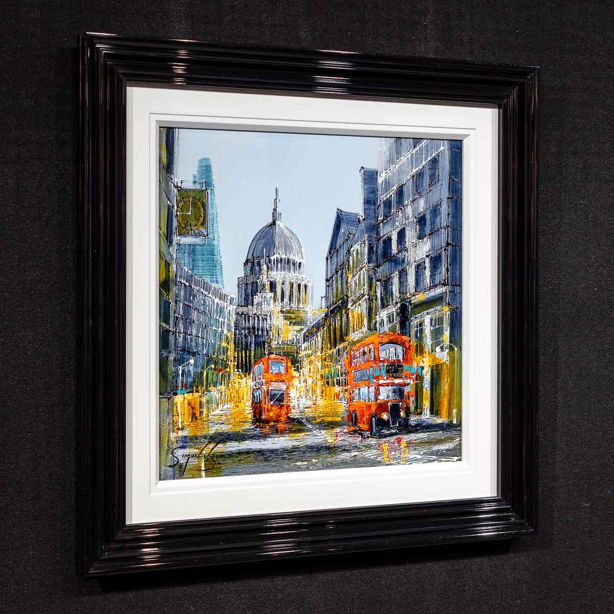 Touring Through the City - Original - SOLD by artist Simon Wright - Wyecliffe Galleries