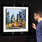 Touring Through the City - Original - SOLD by artist Simon Wright - Wyecliffe Galleries