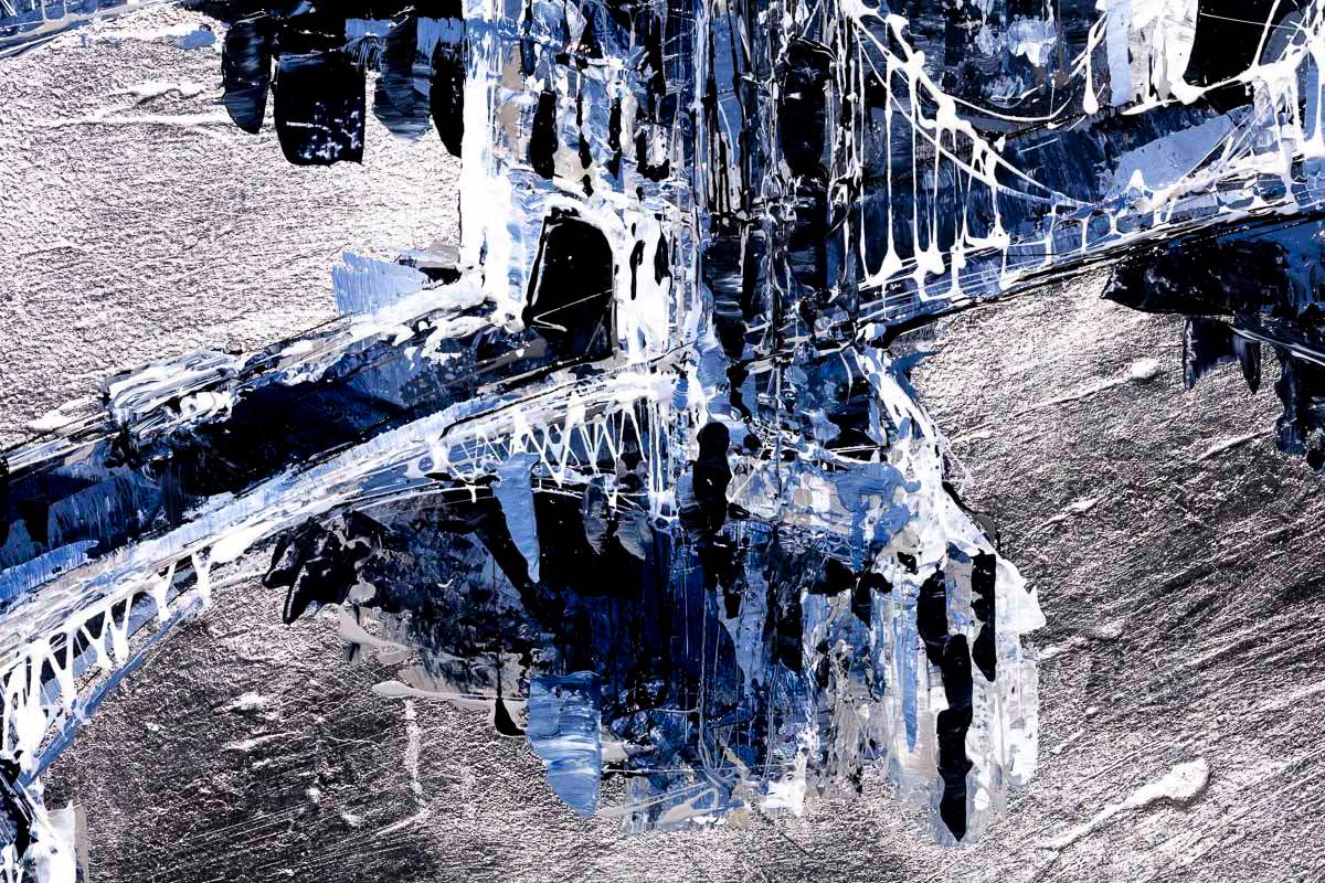 Twilight Skyline - Original - SOLD by artist Simon Wright - Wyecliffe Galleries