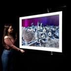 Twilight Skyline - Original - SOLD by artist Simon Wright - Wyecliffe Galleries