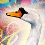 Urban Angel - Original - SOLD by artist Simon Wright - Wyecliffe Galleries