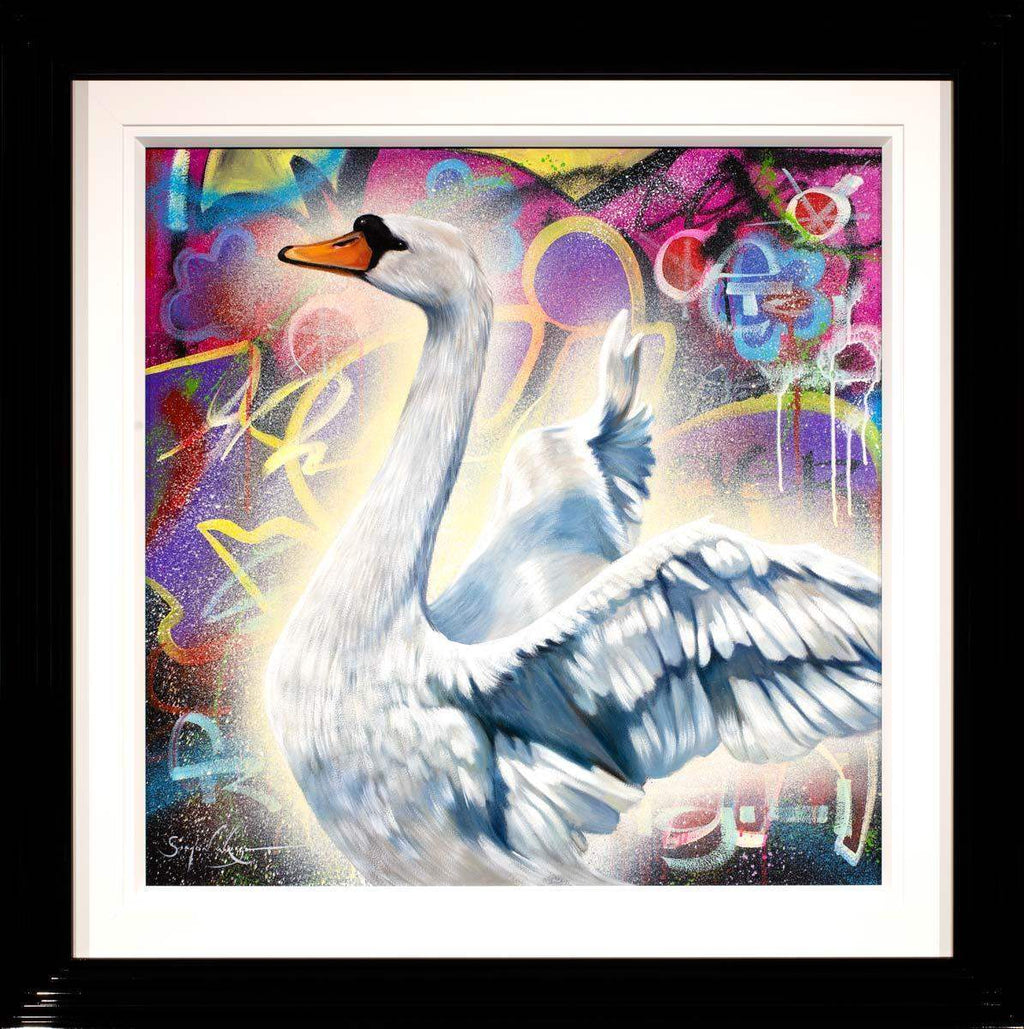 Urban Angel - Original - SOLD by artist Simon Wright - Wyecliffe Galleries