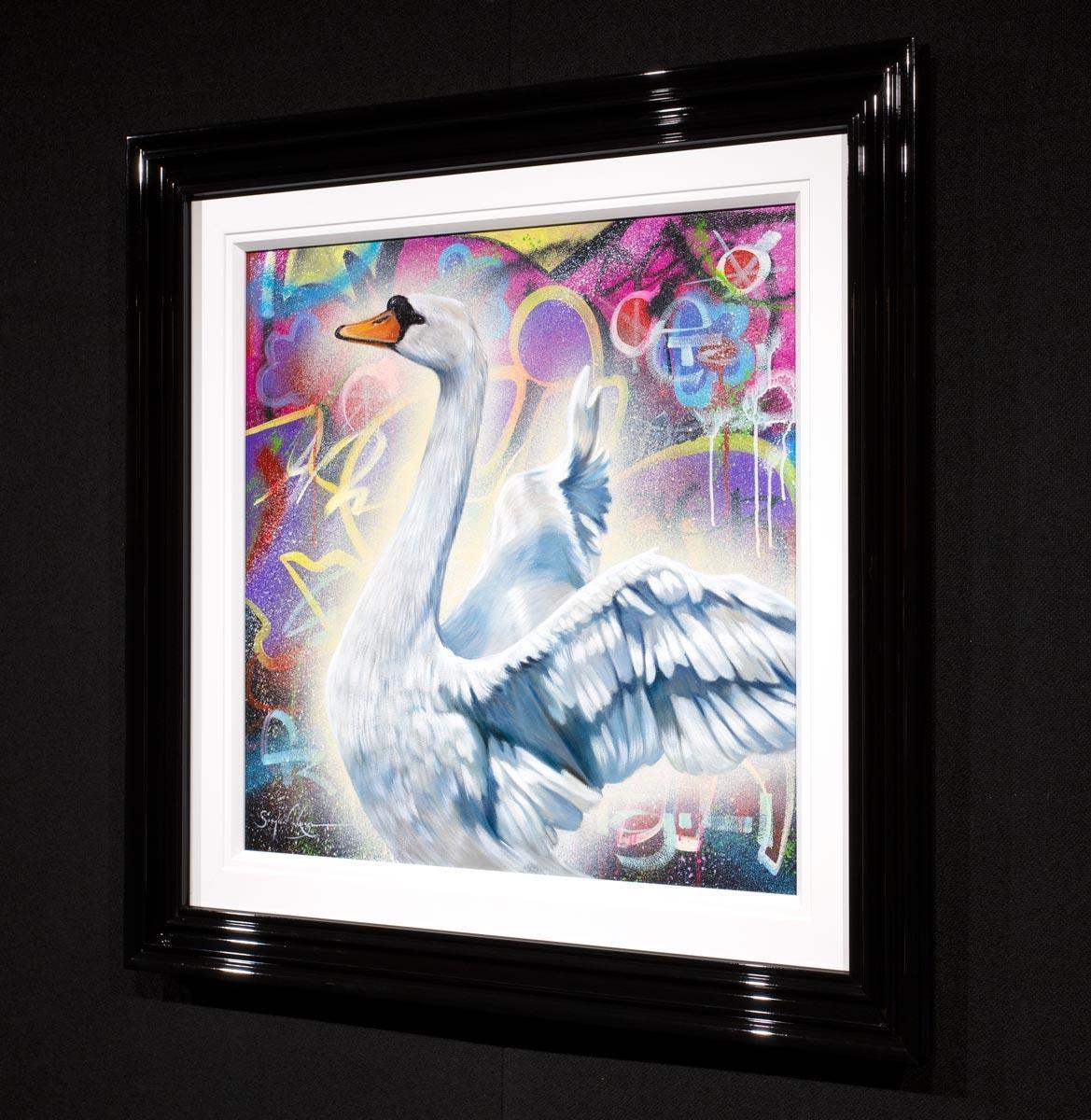 Urban Angel - Original - SOLD by artist Simon Wright - Wyecliffe Galleries