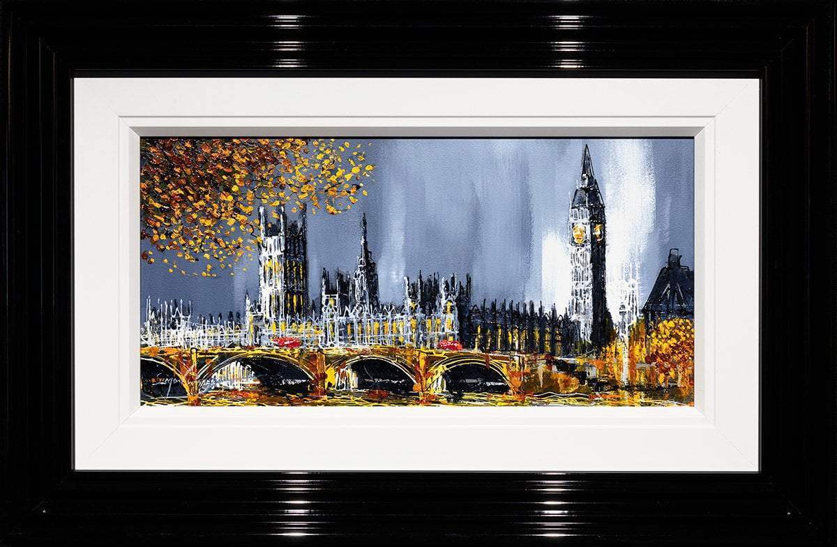 View of Big Ben - Original - SOLD by artist Simon Wright - Wyecliffe Galleries