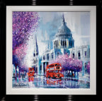 View of St Pauls - Original - SOLD by artist Simon Wright - Wyecliffe Galleries