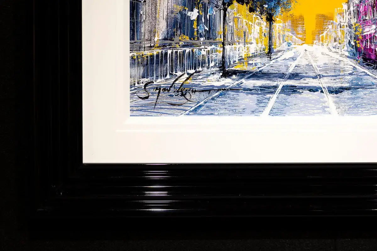 Views of Big Ben - Original - SOLD by artist Simon Wright - Wyecliffe Galleries