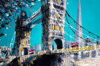 Views over Tower Bridge - Original - SOLD by artist Simon Wright - Wyecliffe Galleries