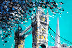 Views over Tower Bridge - Original - SOLD by artist Simon Wright - Wyecliffe Galleries