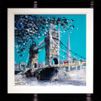 Views over Tower Bridge - Original - SOLD by artist Simon Wright - Wyecliffe Galleries