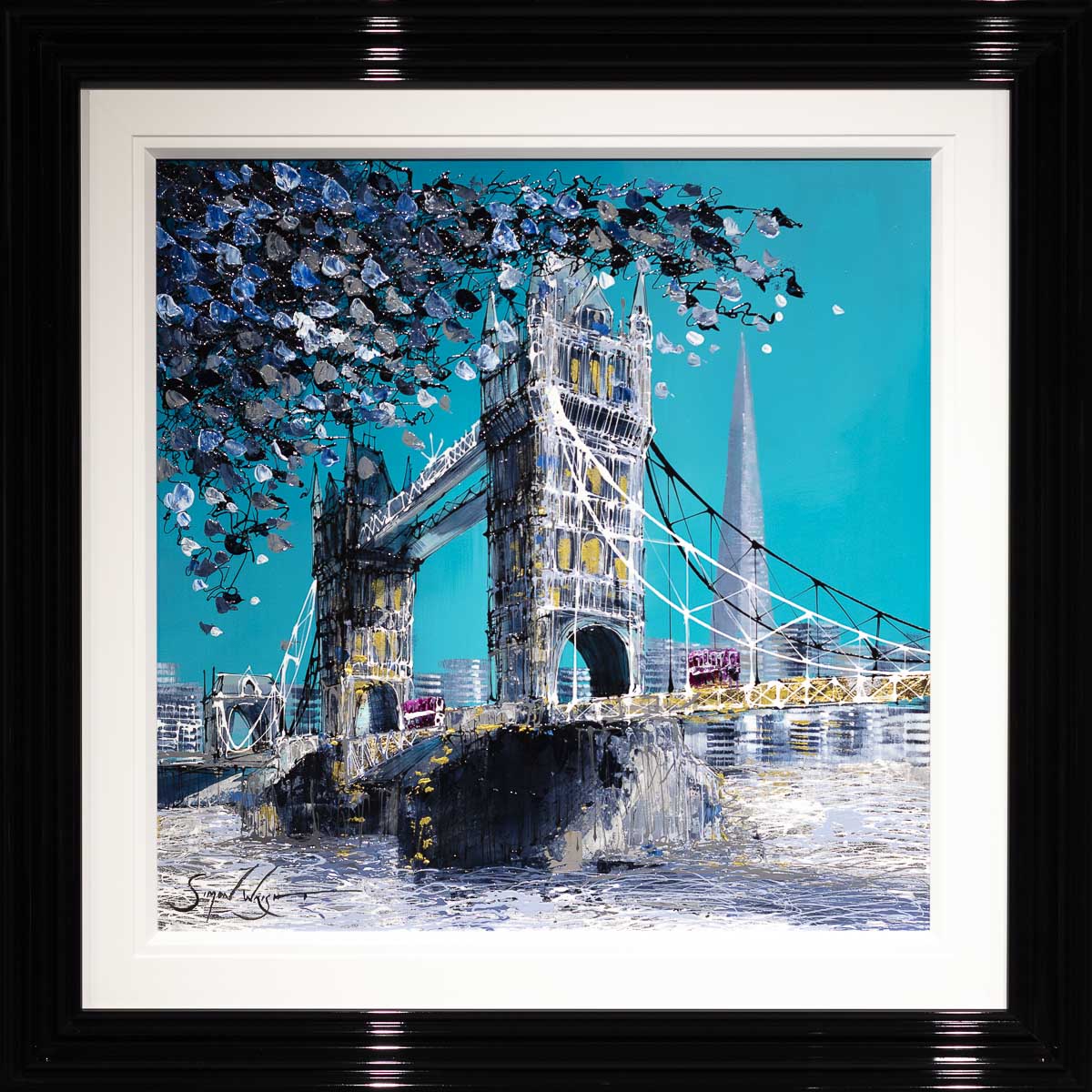 Views over London Bridge - Original Simon Wright Original