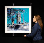 Views over Tower Bridge - Original - SOLD by artist Simon Wright - Wyecliffe Galleries