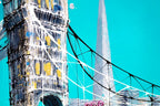 Views over Tower Bridge - Original - SOLD by artist Simon Wright - Wyecliffe Galleries